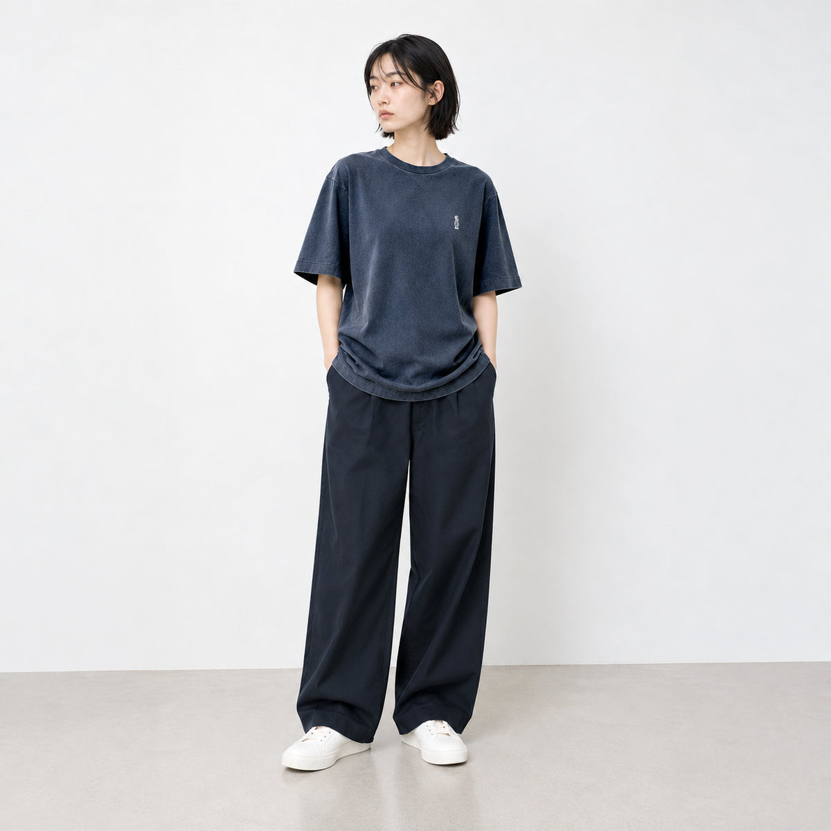 フェード Tシャツ #NAVY
