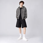 Fade Zip Hoodie #GREY