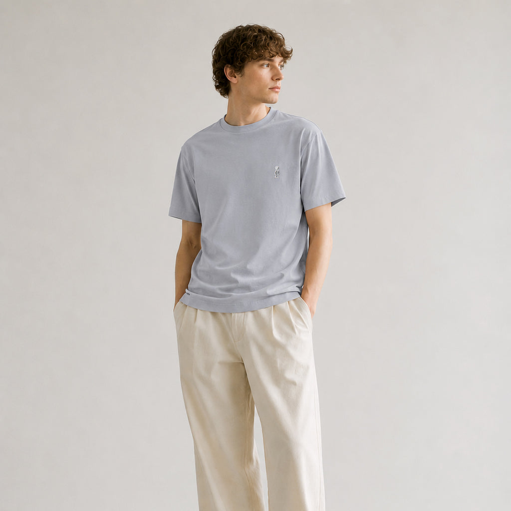 ファインコットン アウターTシャツ #GREIGE