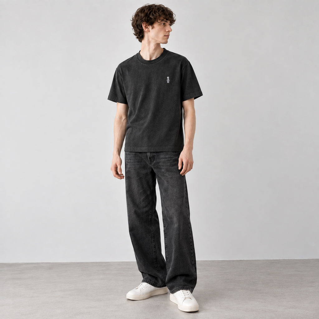 フェード Tシャツ #BLACK
