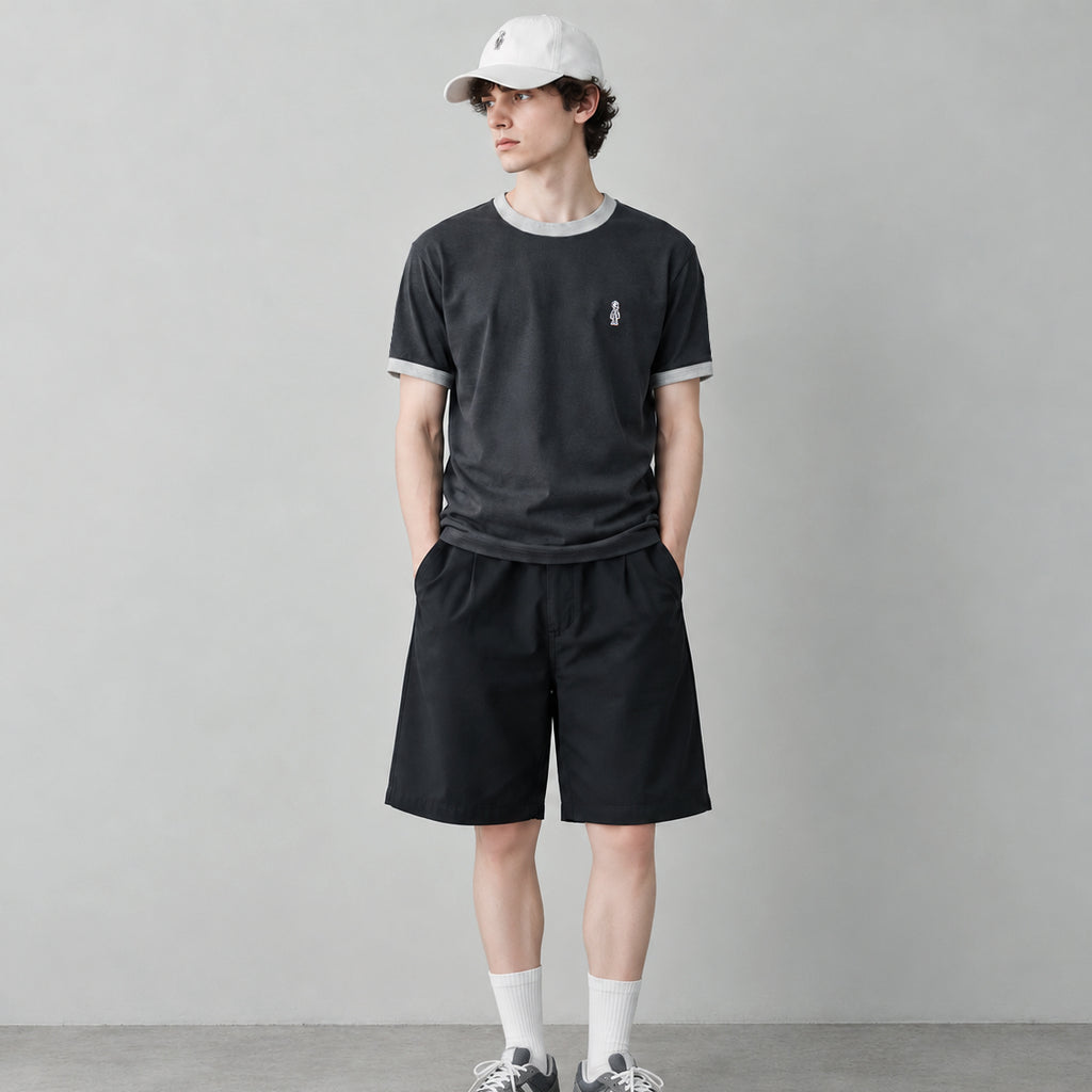 リンガーTシャツ #GREY