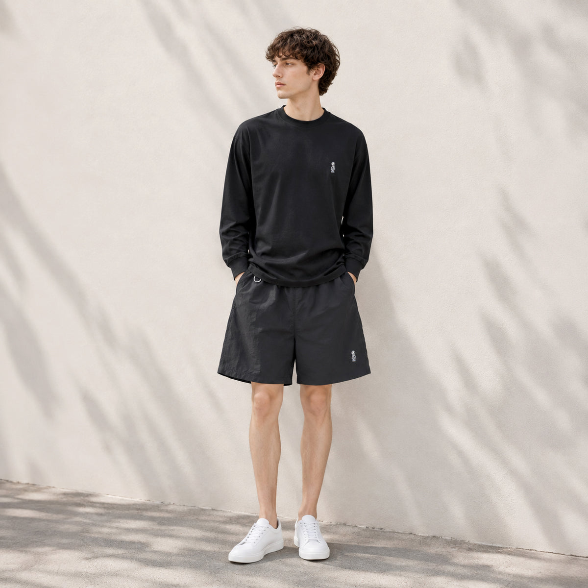 ユーティリティー ナイロンショーツ #BLACK