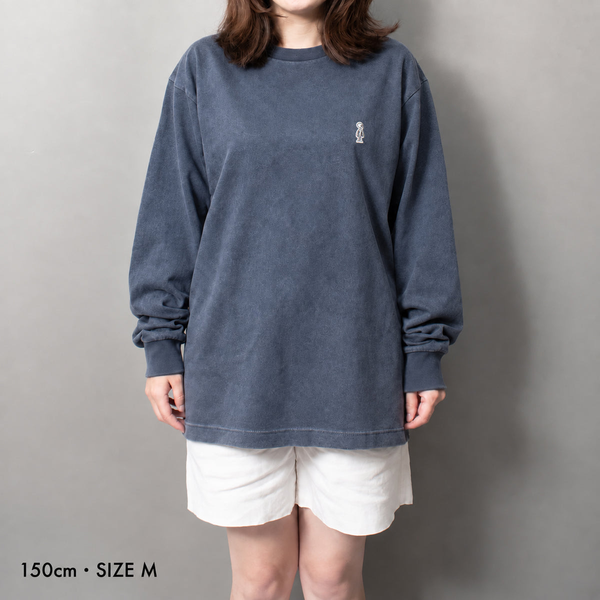 Fade Long Sleeve T-Shirt #NAVY