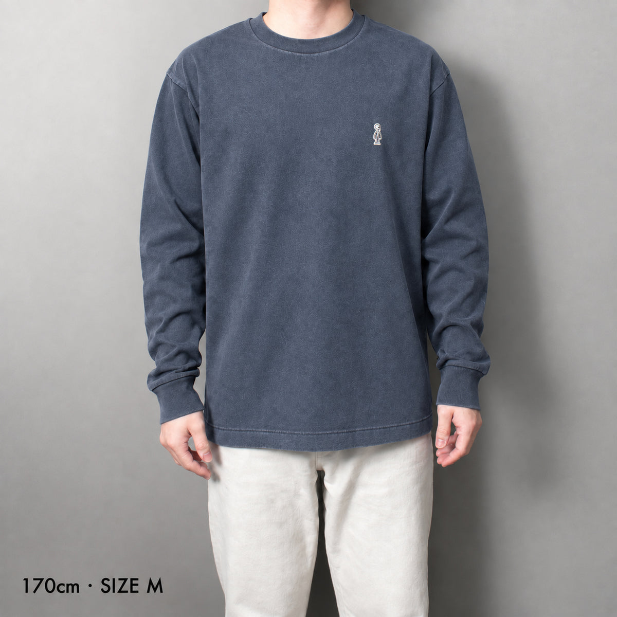 Fade Long Sleeve T-Shirt #NAVY