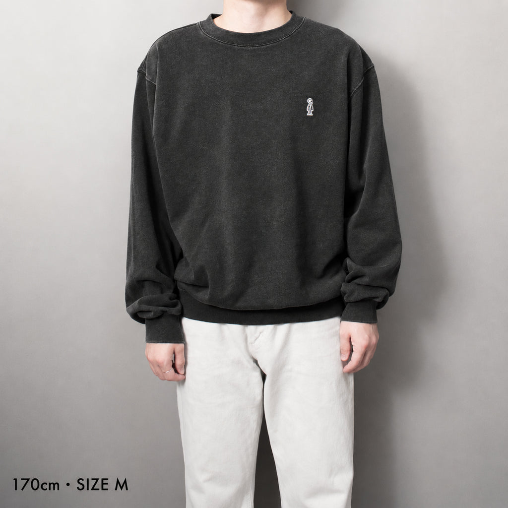 フェード スウェットシャツ #BLACK