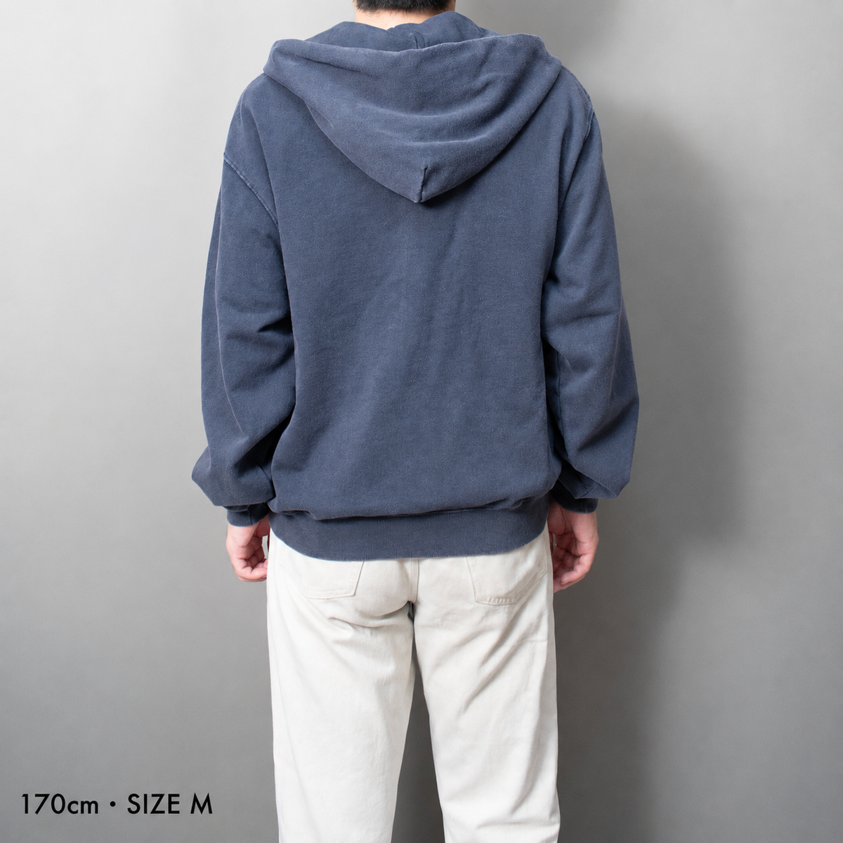 Fade Zip Hoodie #NAVY