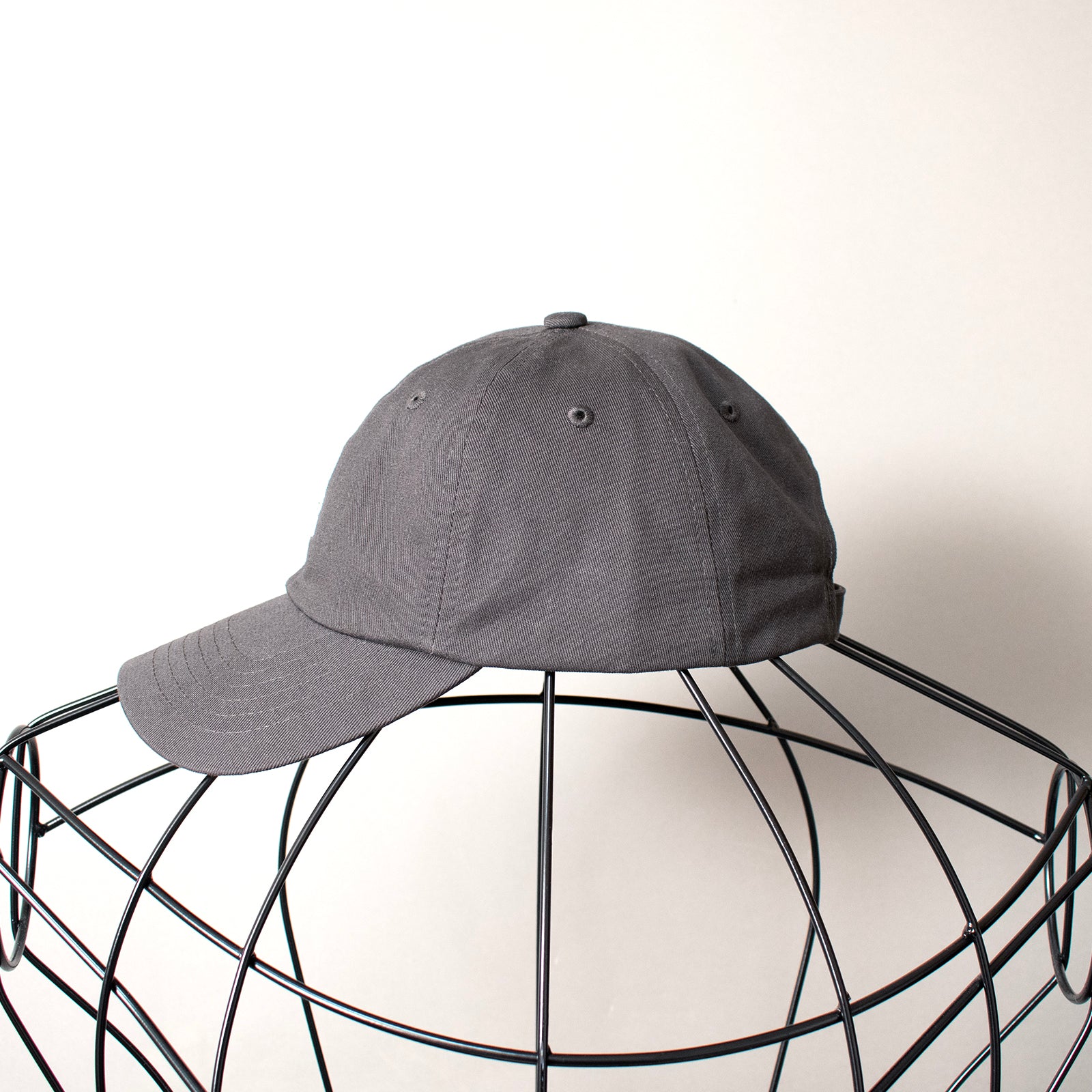 6パネルキャップ #CHARCOAL