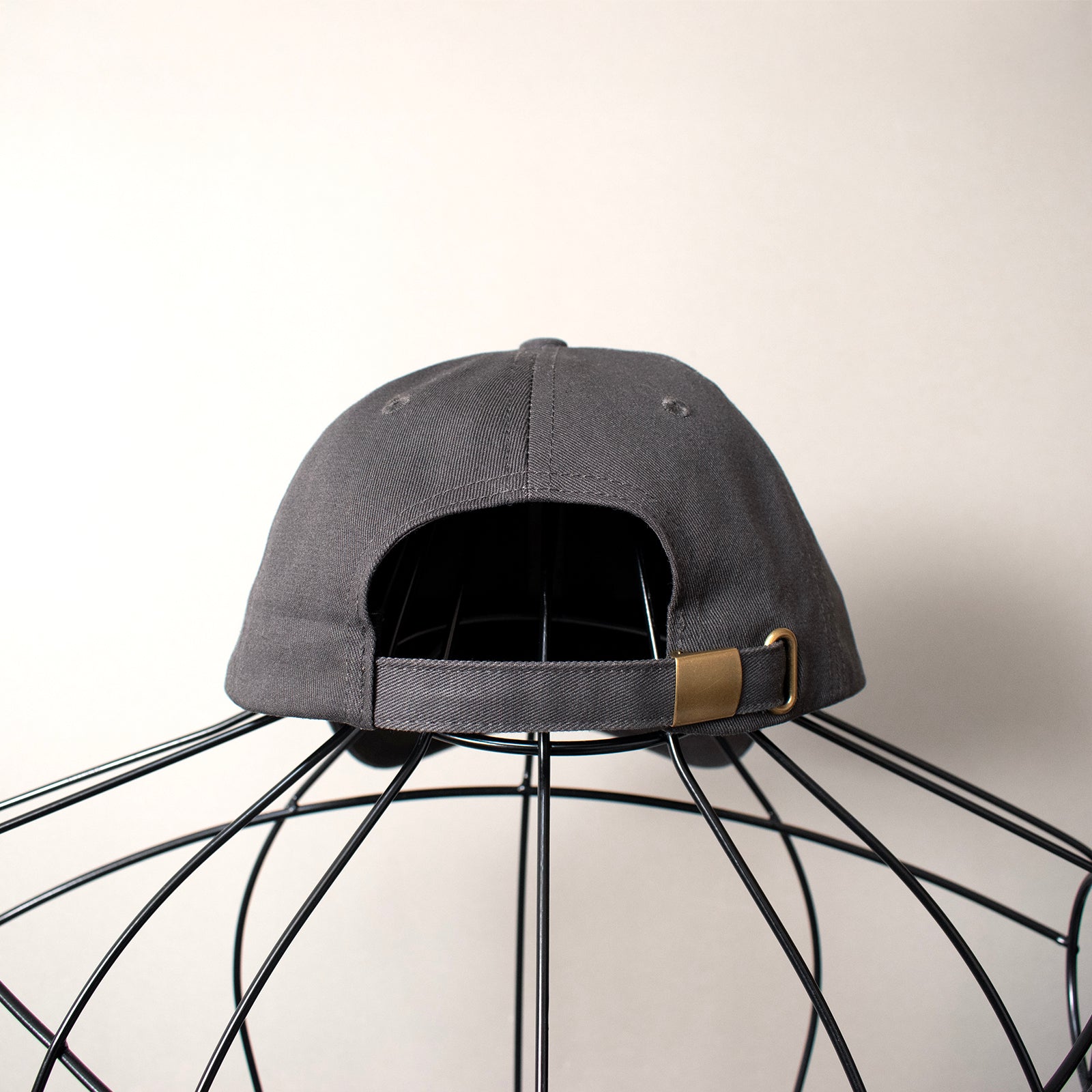 6パネルキャップ #CHARCOAL