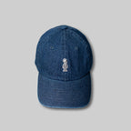 6パネルキャップ #BLUE DENIM