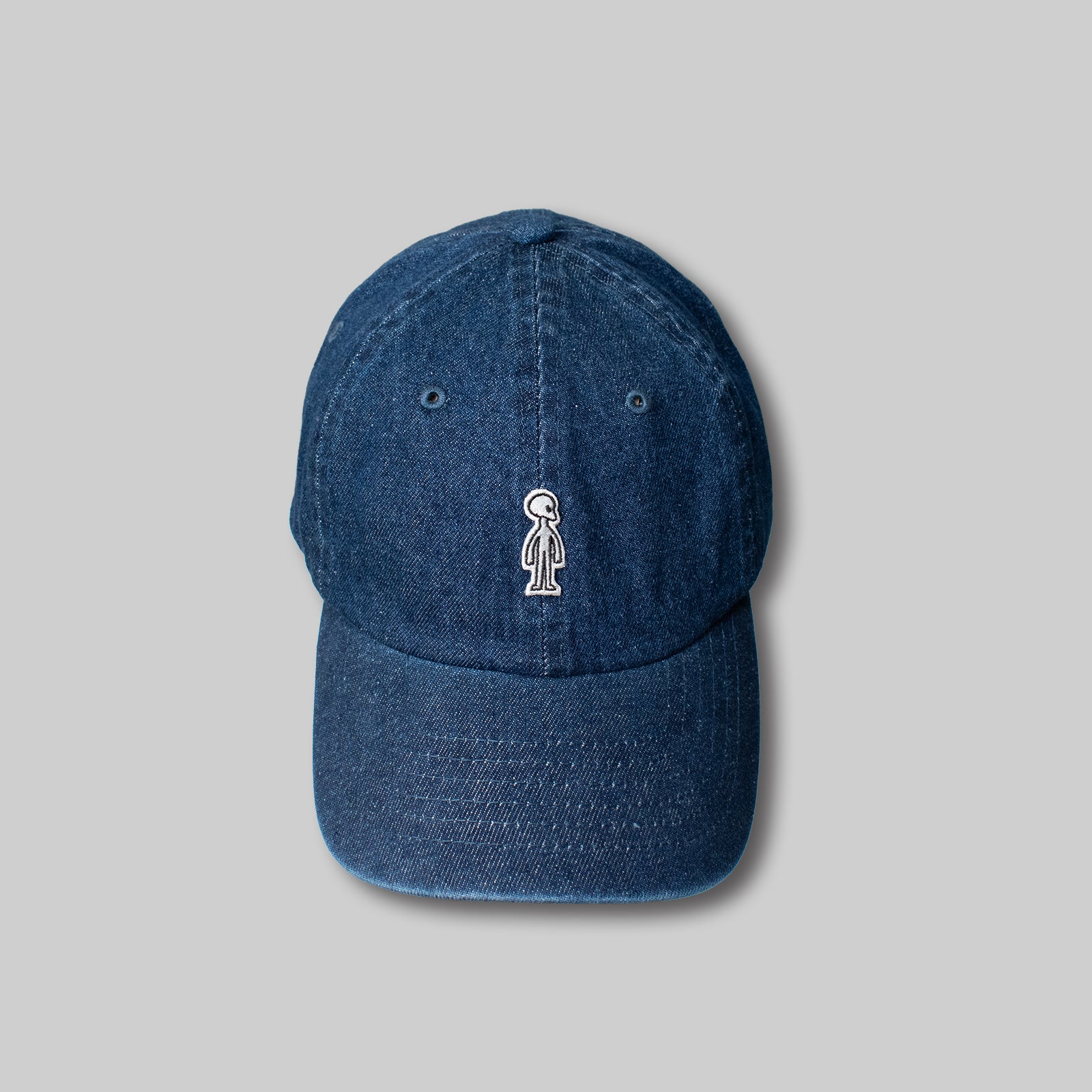 6 Panel Cap #BLUE DENIM