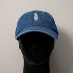 6パネルキャップ #BLUE DENIM