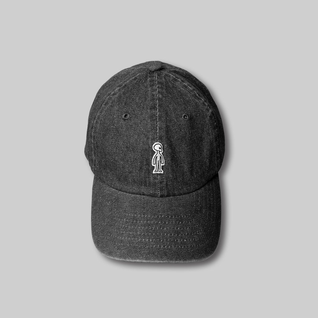 6パネルキャップ #BLACK DENIM