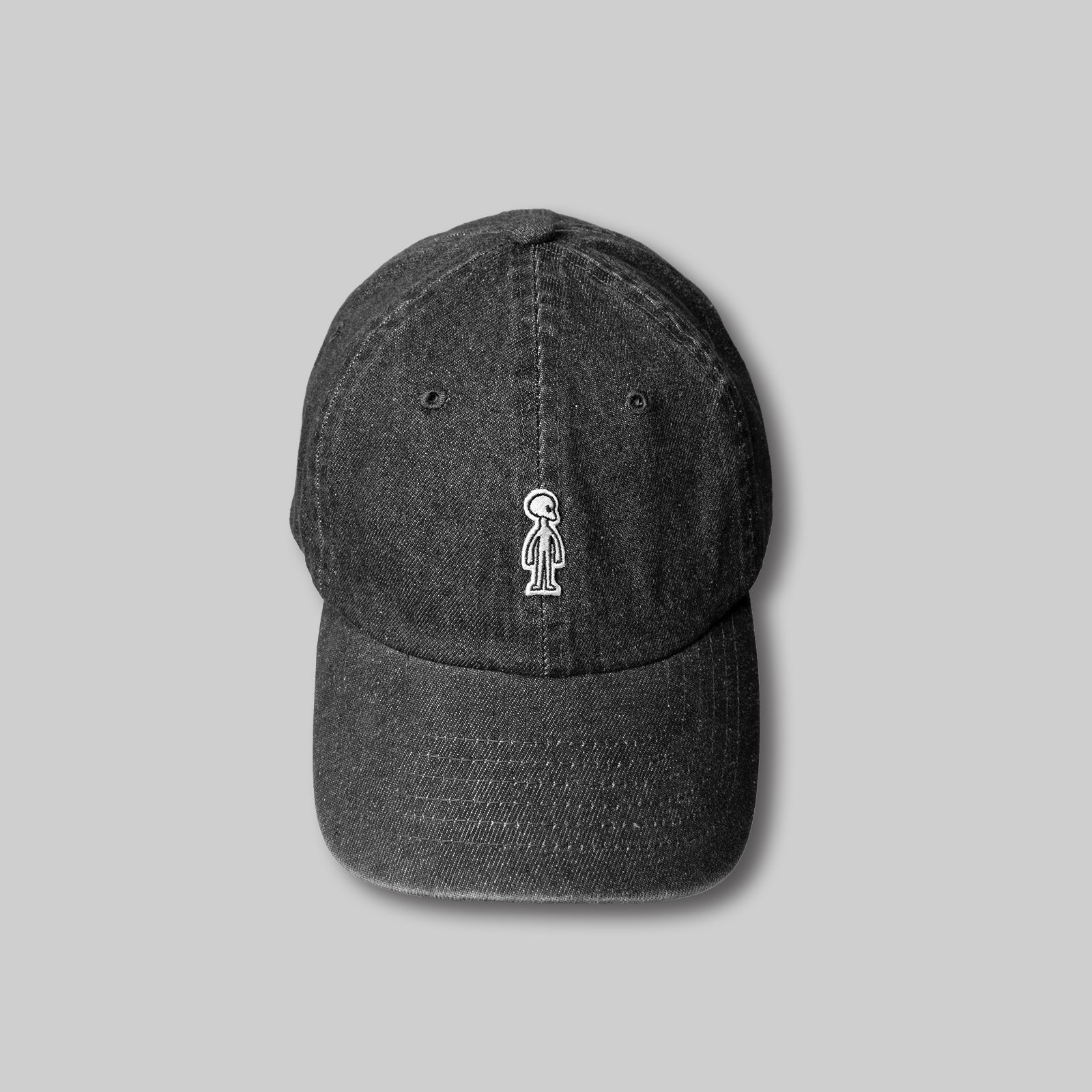 6パネルキャップ #BLACK DENIM