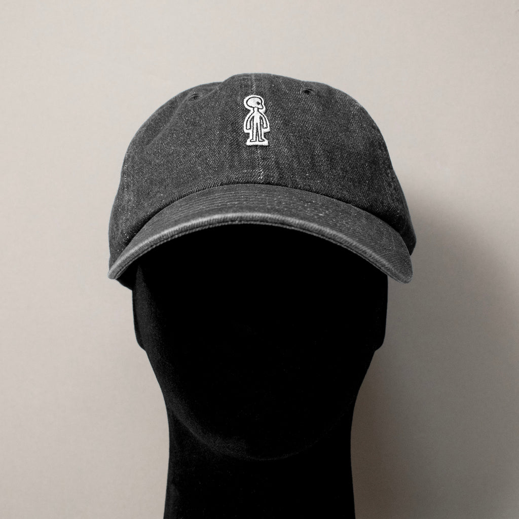 6パネルキャップ #BLACK DENIM