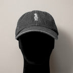 6パネルキャップ #BLACK DENIM