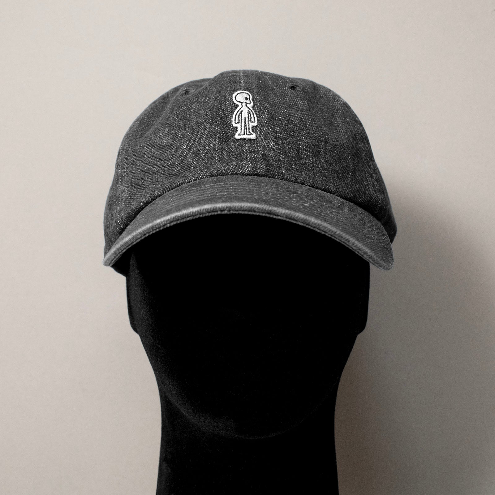 6パネルキャップ #BLACK DENIM