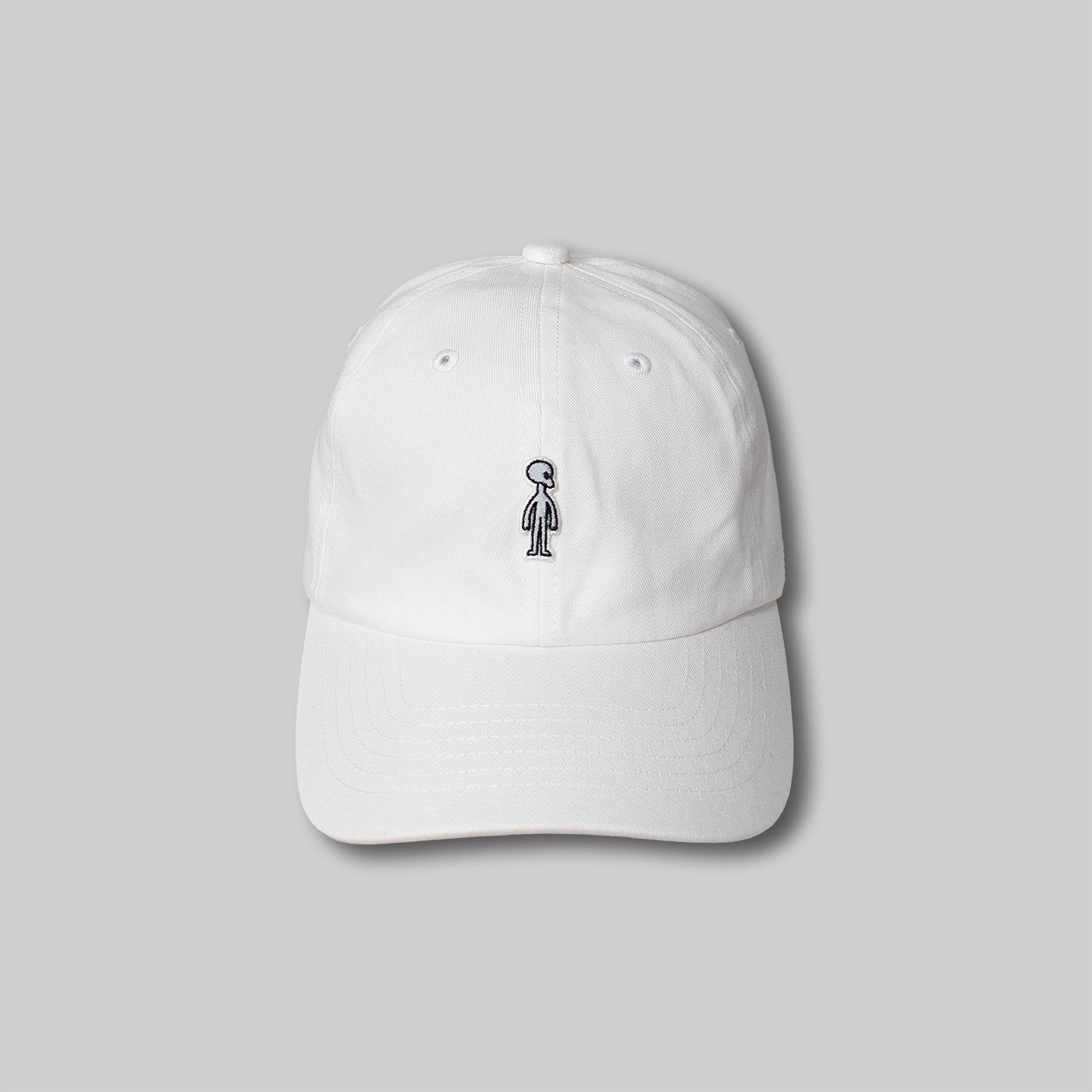 6 Panel Cap #WHITE