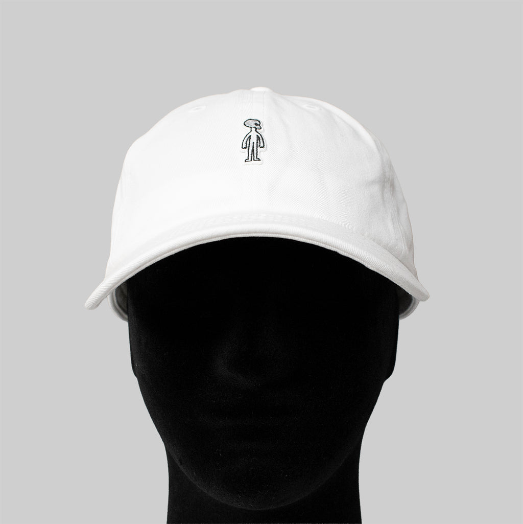 6パネルキャップ #WHITE