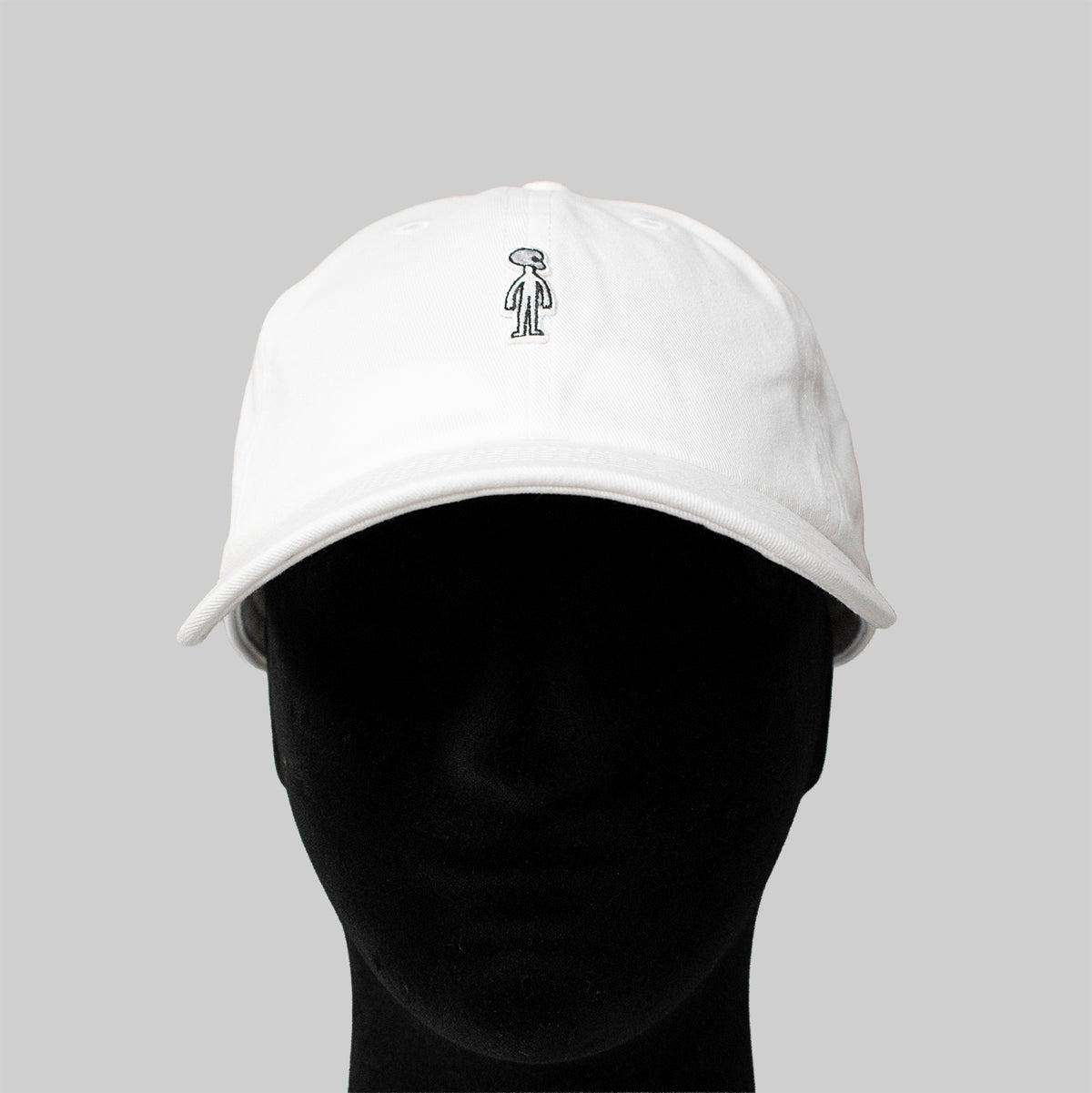 6パネルキャップ #WHITE