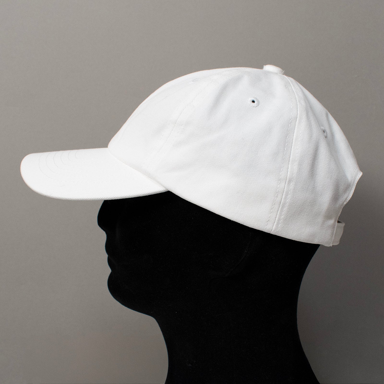 6 Panel Cap #WHITE