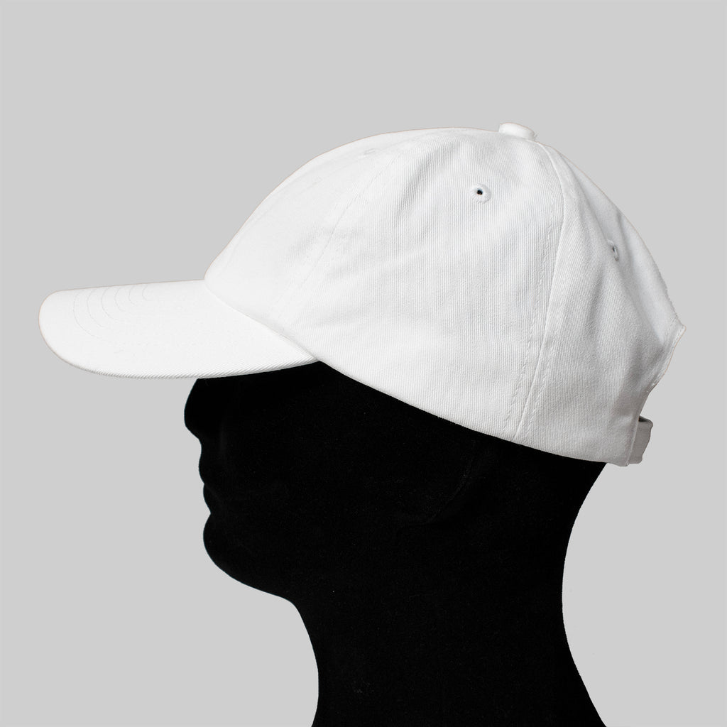 6パネルキャップ #WHITE