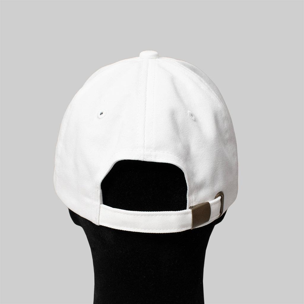 6パネルキャップ #WHITE