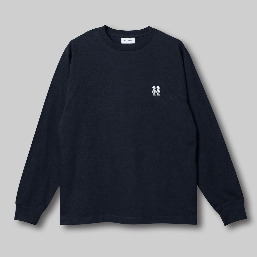 ツインズ ファインコットン アウター ロングスリーブTシャツ #NAVY