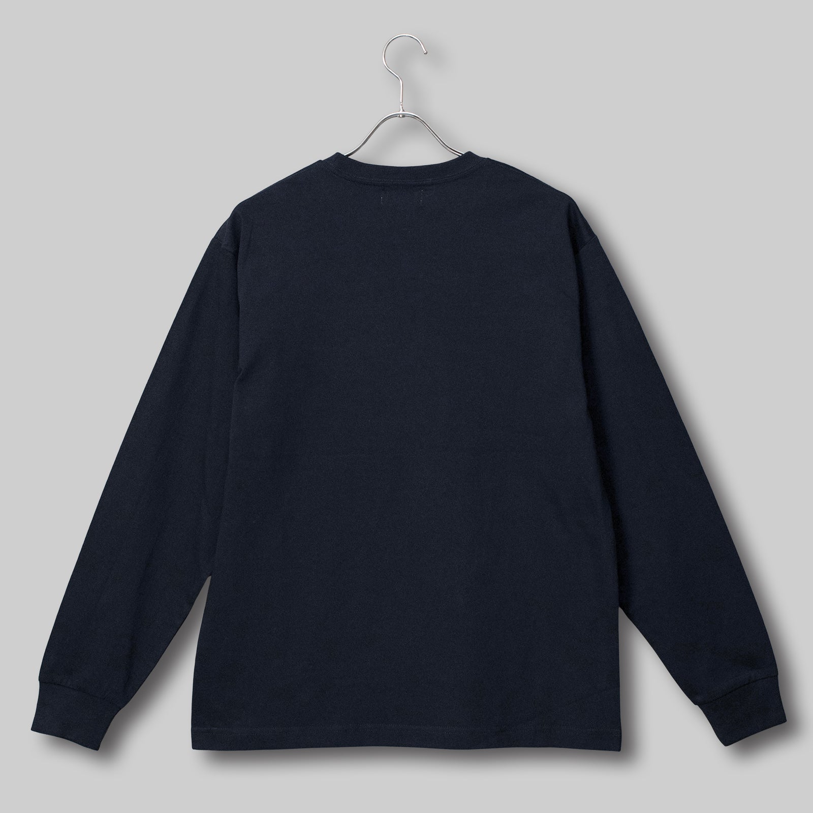 ファインコットン アウター ロングスリーブTシャツ #NAVY