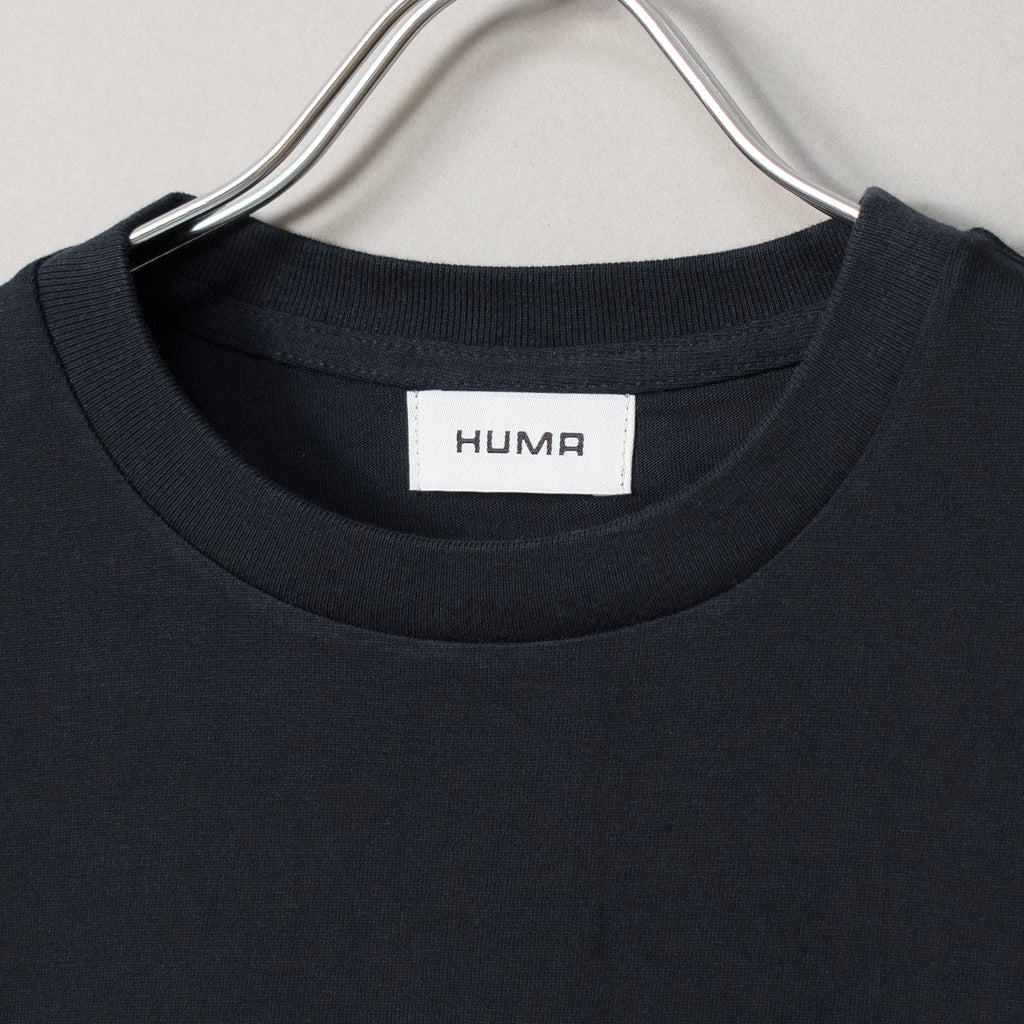 Fine Cotton Outer Long Sleeve T-Shirt #NAVY
