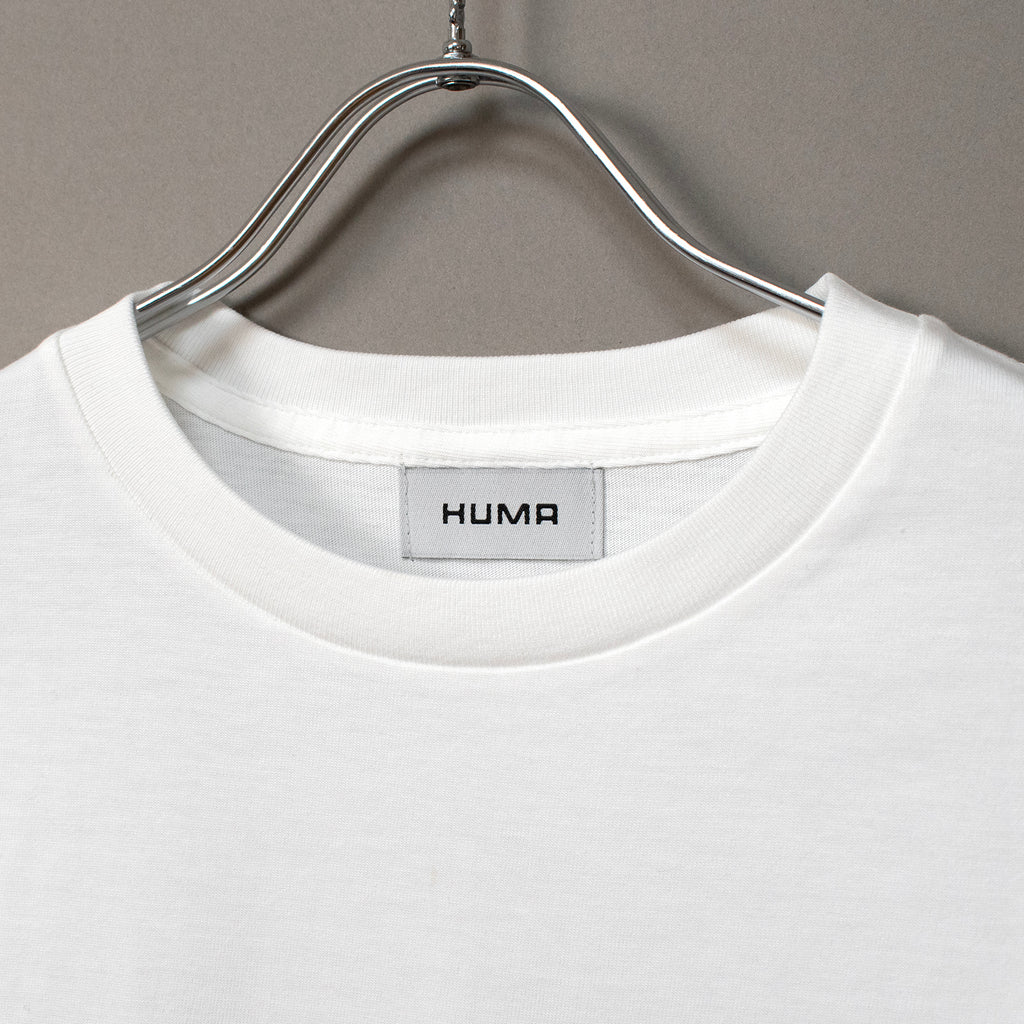 Fine Cotton Outer Long Sleeve T-Shirt #WHITE