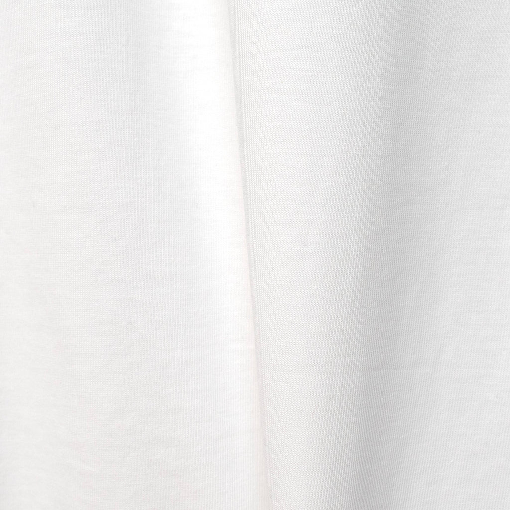 Fine Cotton Outer Long Sleeve T-Shirt #WHITE