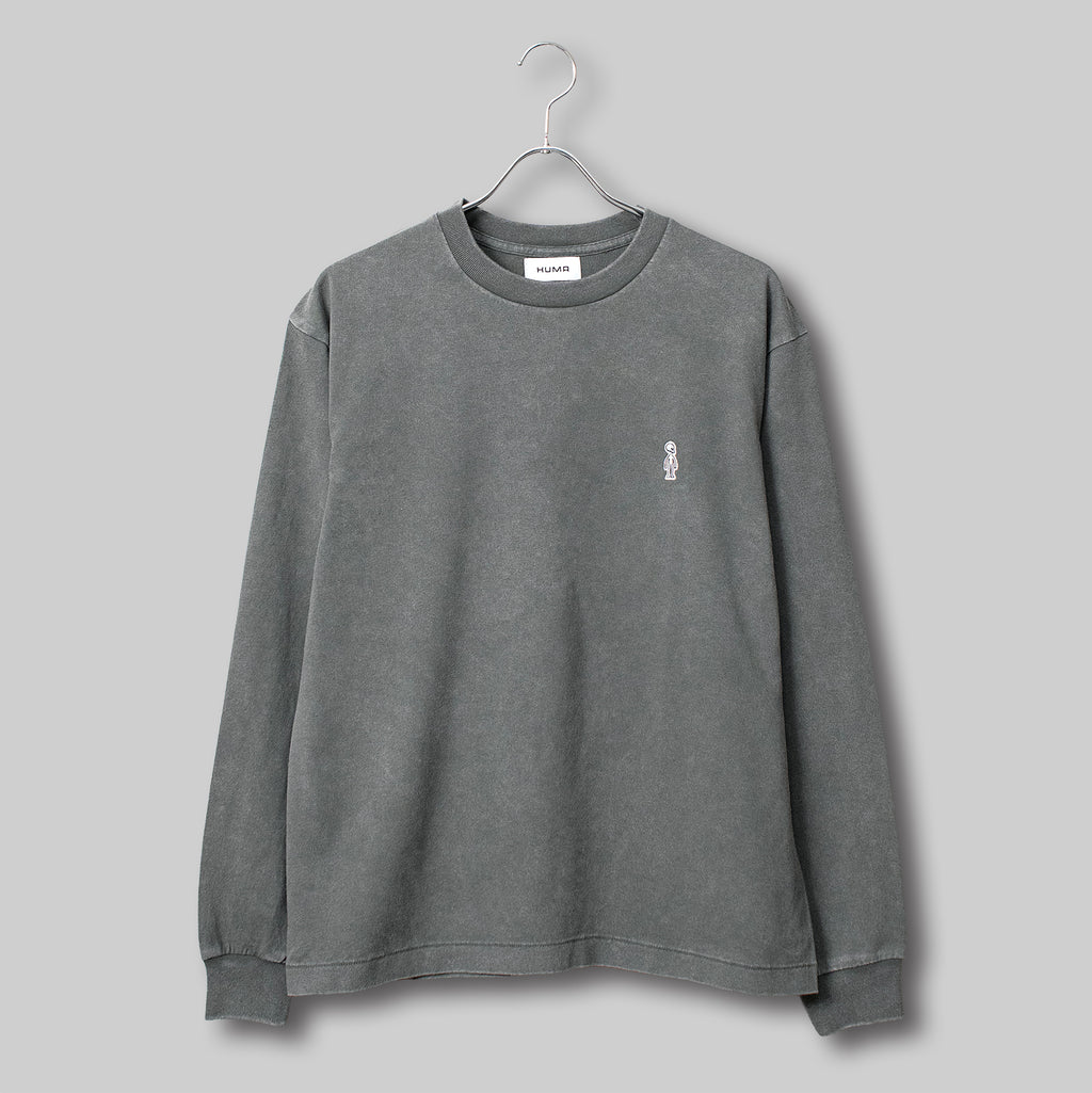 フェード ロングスリーブTシャツ #GREY