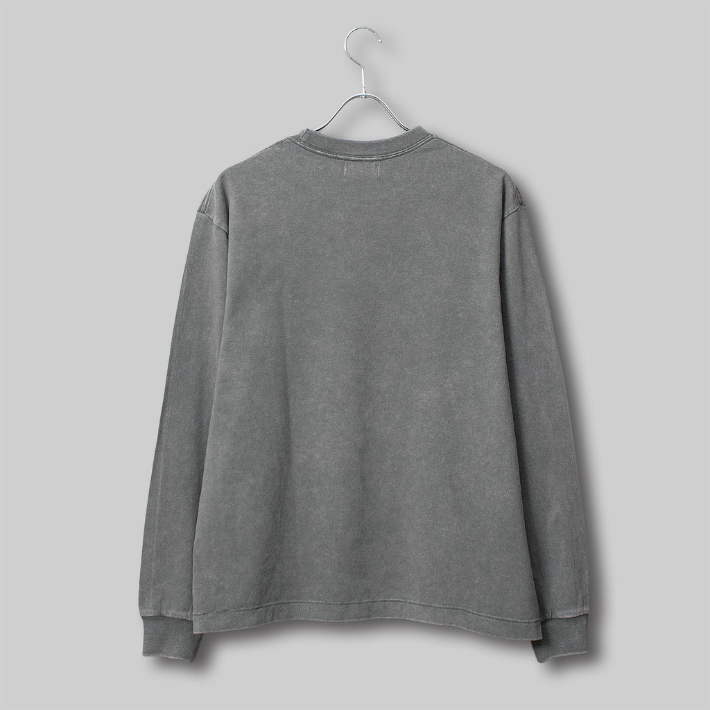 フェード ロングスリーブTシャツ #GREY