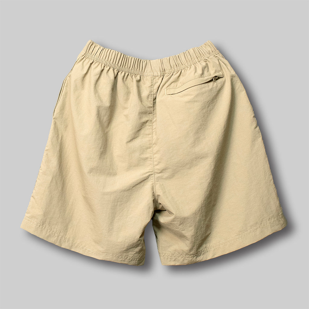 UTILITY NYLON SHORTS #BEIGE