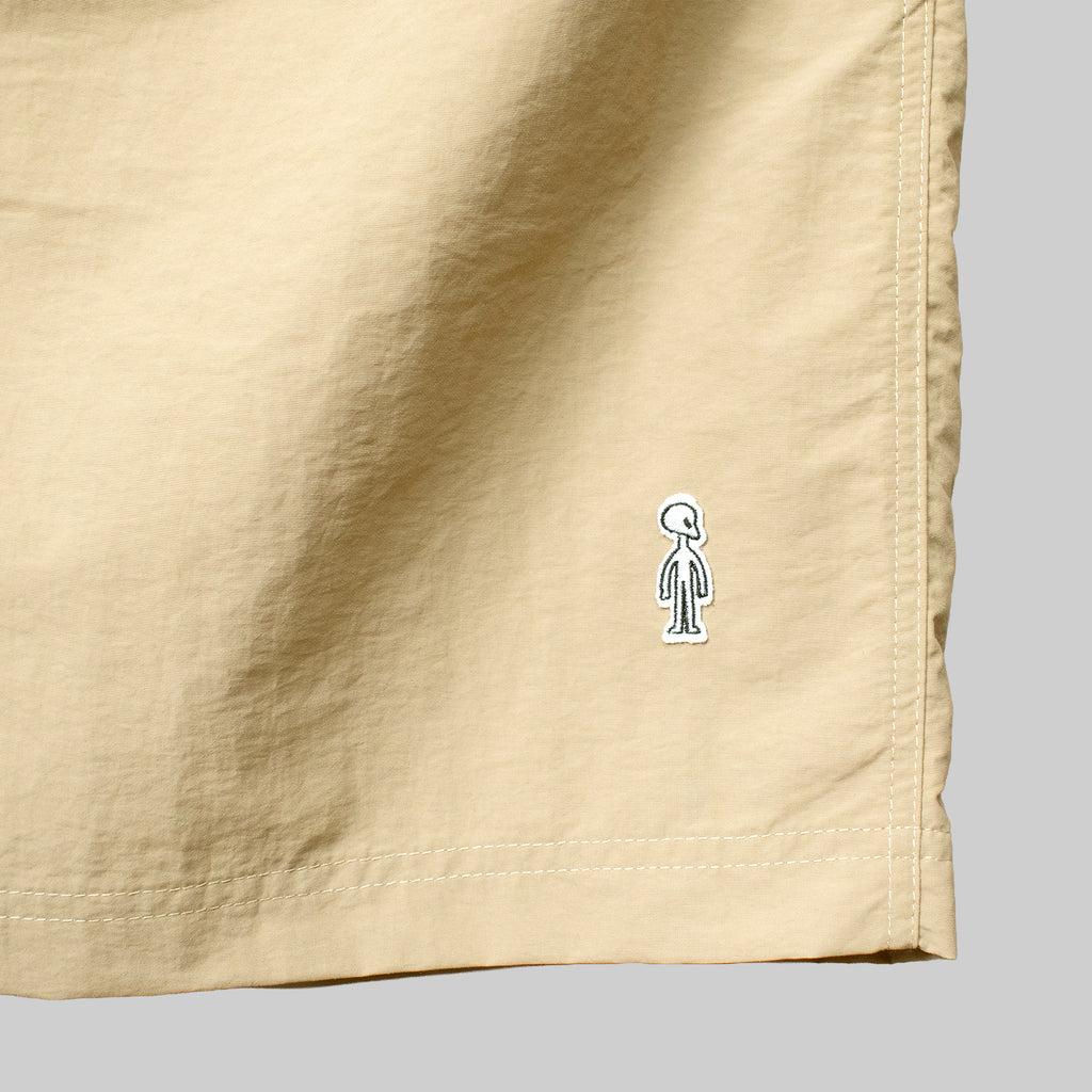 UTILITY NYLON SHORTS #BEIGE