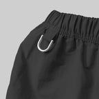 UTILITY NYLON SHORTS #BLACK