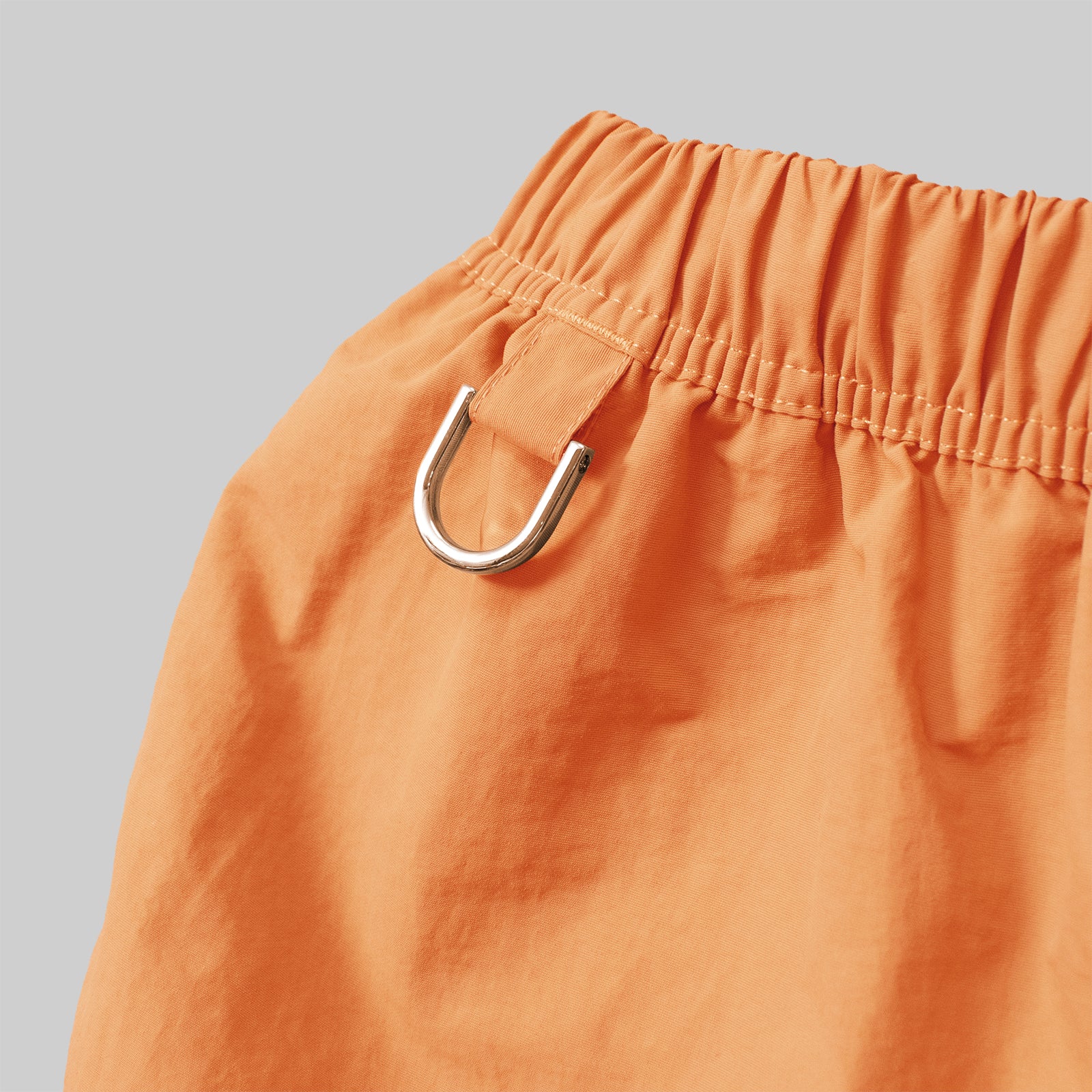 UTILITY NYLON SHORTS #ORANGE