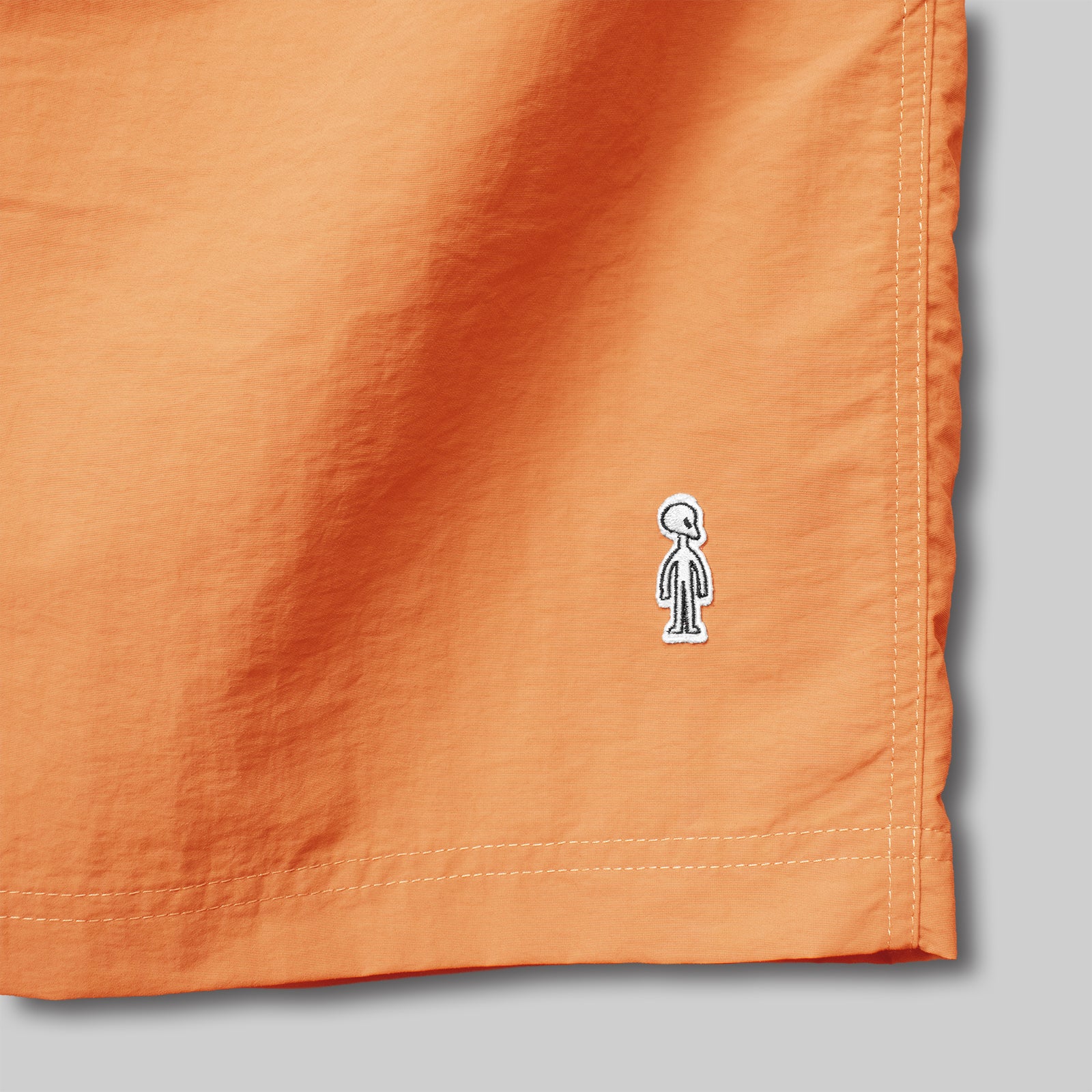 UTILITY NYLON SHORTS #ORANGE