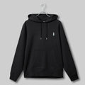 French Terry Pullover hoodie #BLACK