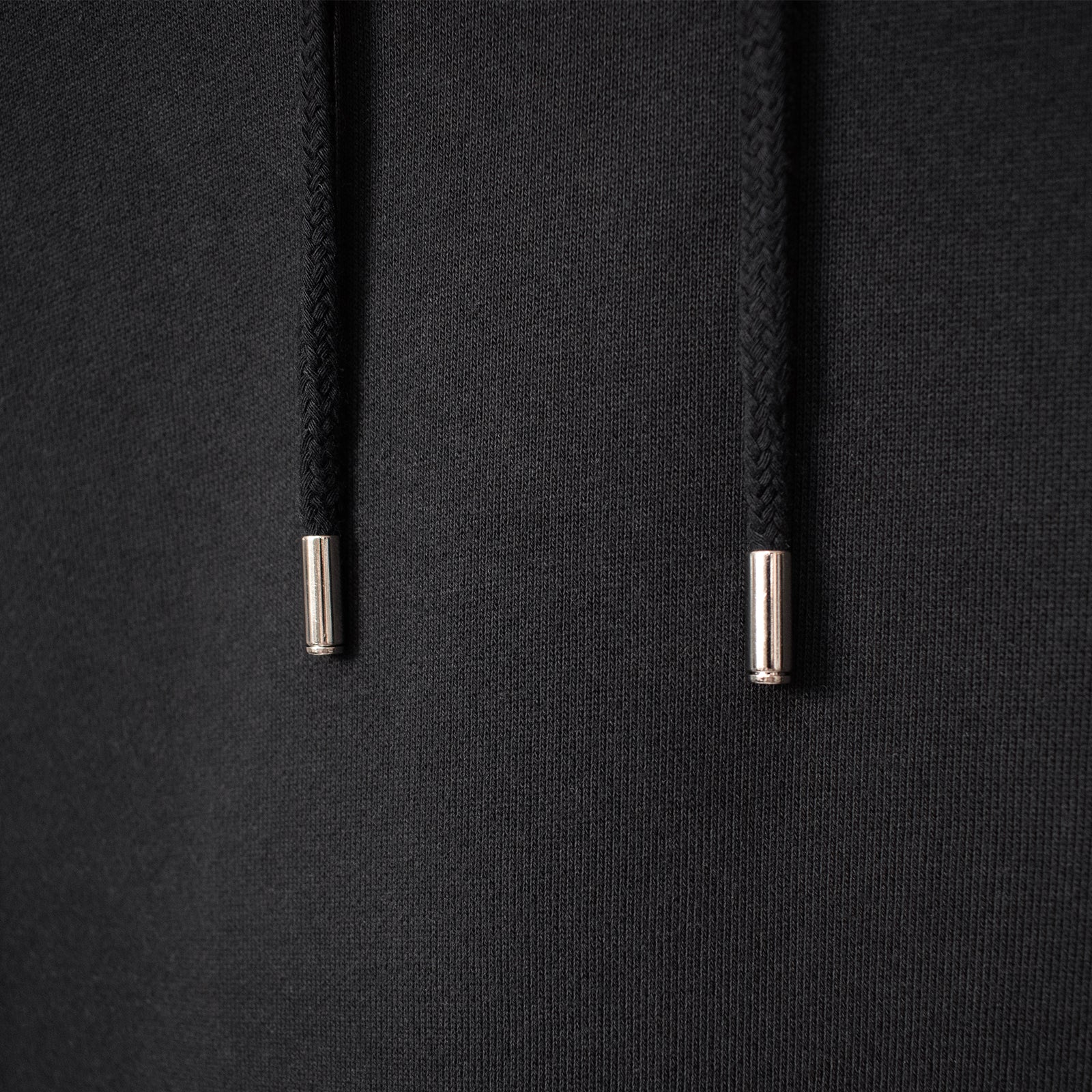 French Terry Pullover Hoodie #BLACK