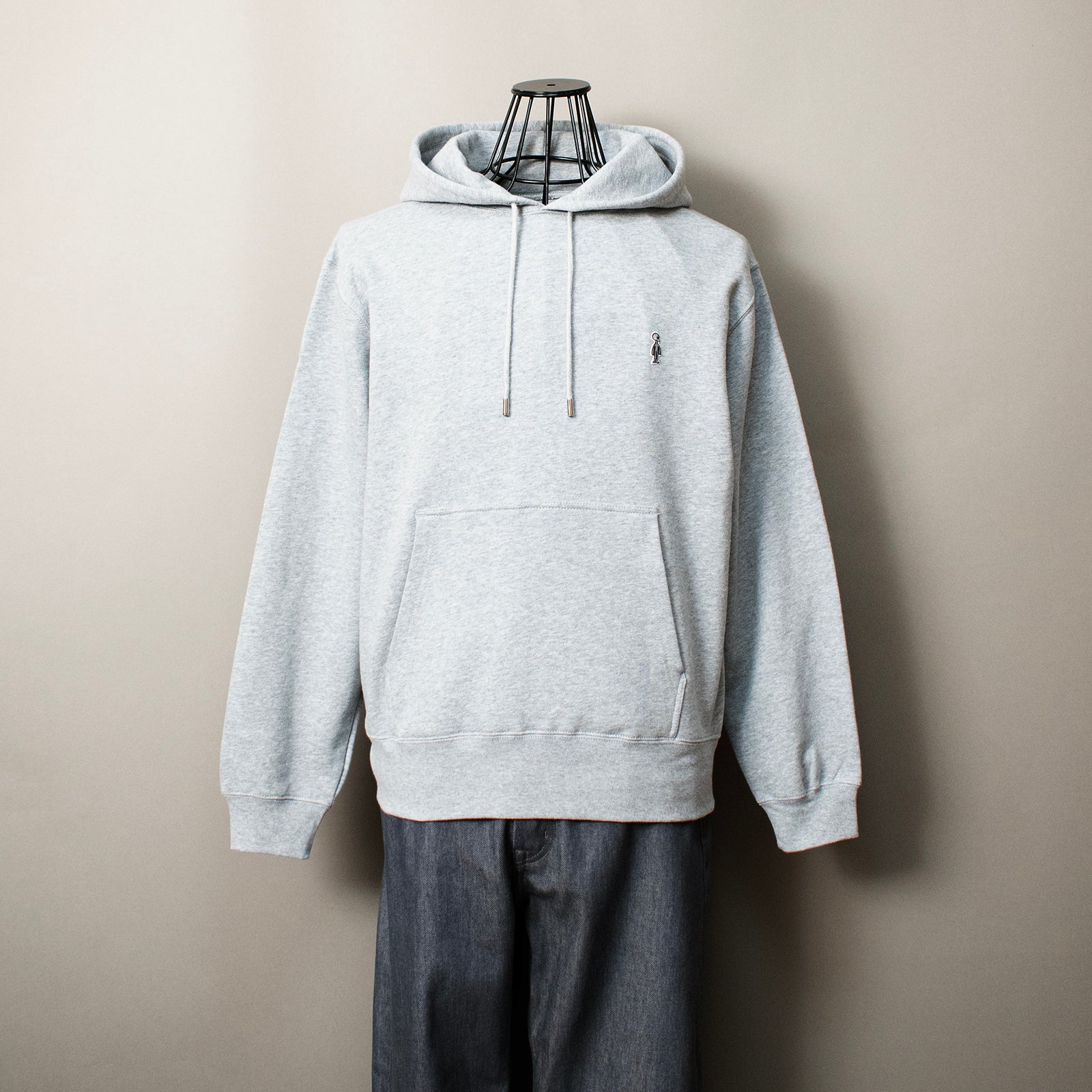 フレンチテリープルオーバーパーカー #HEATHER GREY