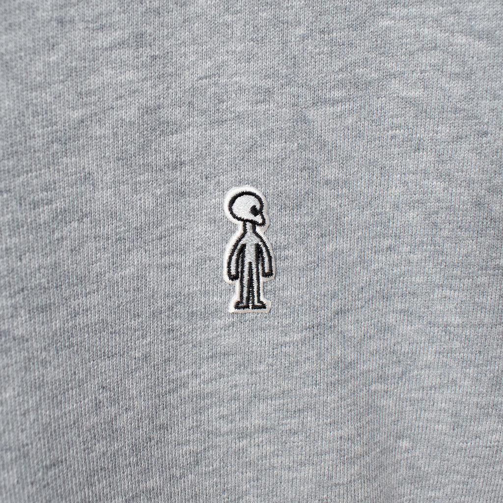French Terry Pullover hoodie #HEATHER GREY