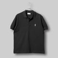 ファインコットン ポロシャツ #BLACK