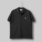 ファインコットン ポロシャツ #BLACK
