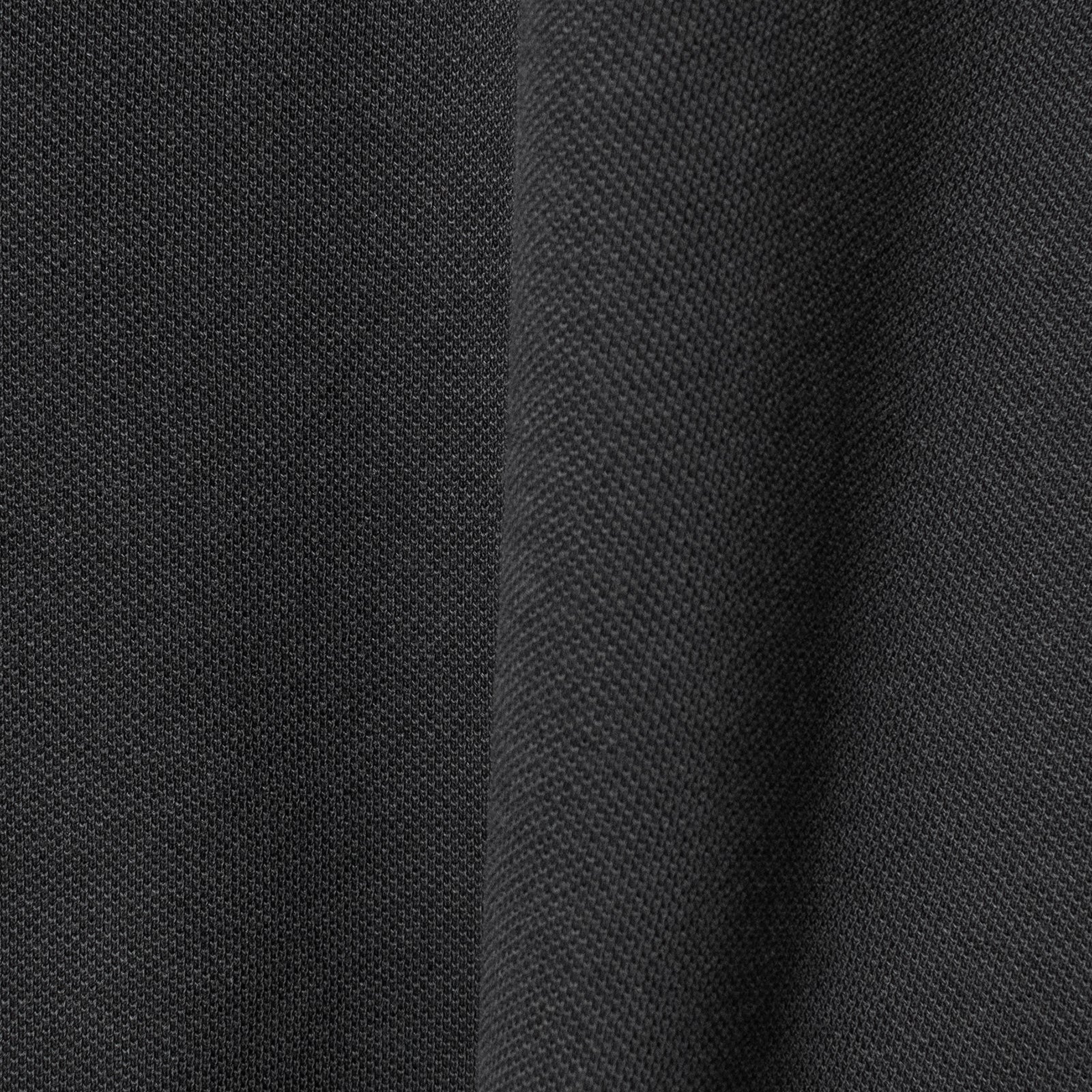 Fine Cotton Polo Shirt #BLACK