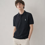 ファインコットン ポロシャツ #NAVY