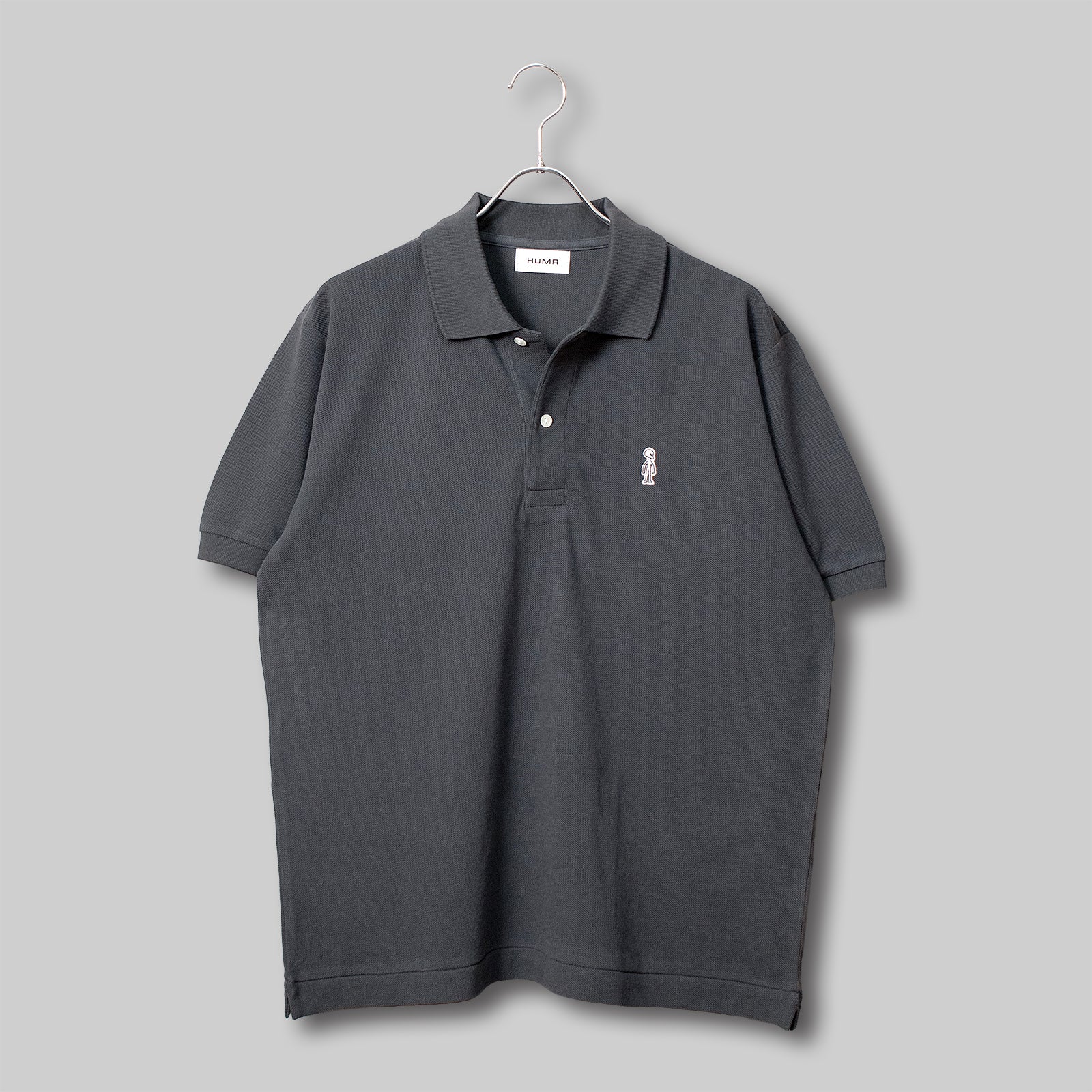 ファインコットン ポロシャツ #GREY