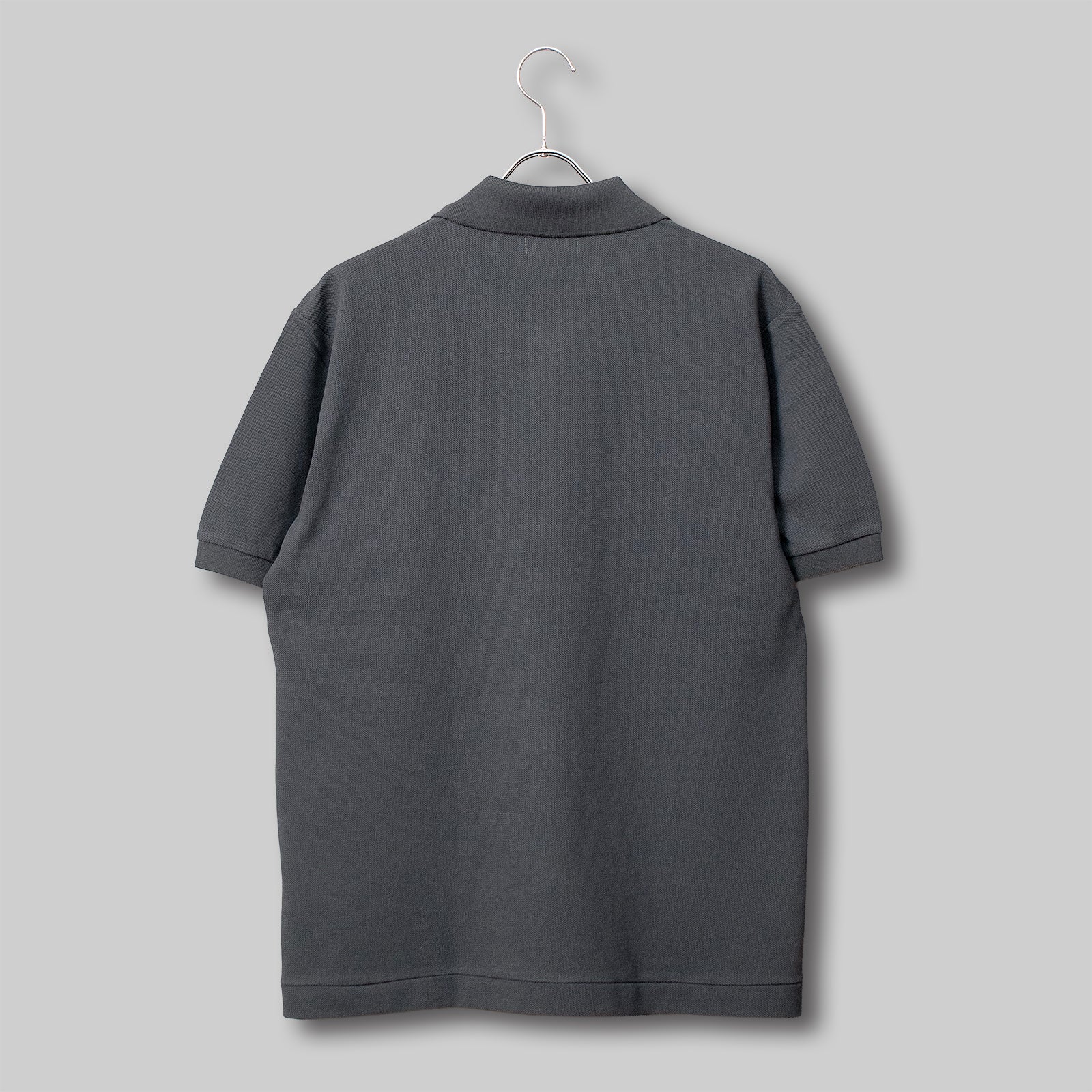 ファインコットン ポロシャツ #GREY