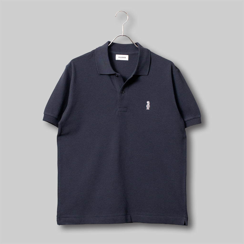 ファインコットン ポロシャツ #NAVY