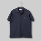 ファインコットン ポロシャツ #NAVY